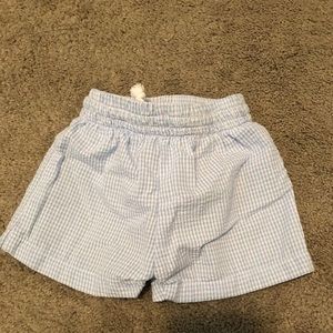 Seersucker swim trunks